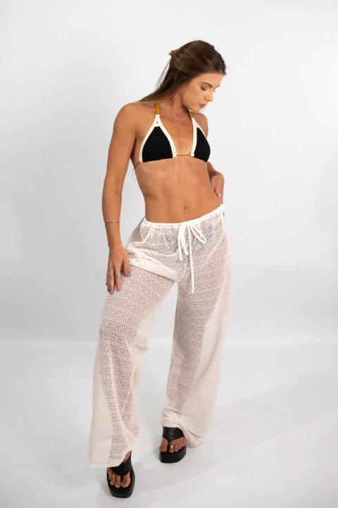 Calça Saída de Praia Lis Branca