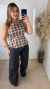Blusa Alfaiataria Xadrez - comprar online
