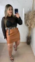 Saia short Courino - Loja Lola MT: Seus Looks Mais Desejados, Aqui!