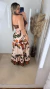 Vestido longo sedinha Rose - loja online