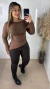Blusa manga longa viscolycra mArta - comprar online