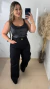 Cropped courino belly - comprar online