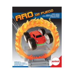 Auto Con Aro De Fuego Antex Rampa Divertido Niños Autito