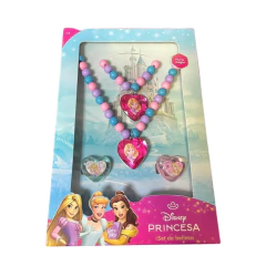 Collares Princesas Con Anillos Bijou Juguete Infantil Sb
