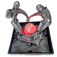 Fuente De Agua Regalo Pareja Deco Amor Corazón chica - comprar online