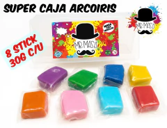 Super Caja Arcoiris Mister Masa Para Modelar Plastilina - tienda online