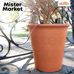 Maceta Terracota Barro Italiana Clasico Jardin Decoracion Blum - comprar online