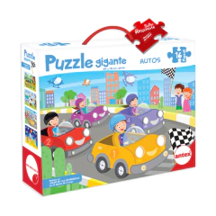 Rompecabeza Gigante Autos Divertido Juego infantil Antex