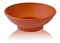 Maceta Terracota Barro Paila Clásico Jardín Decoración Blum