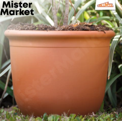 Maceta Terracota Barro Americana Clásico Jardín Decoración Blum - Mister Market Mayorista