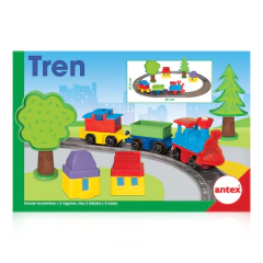Tren De Juguete Con Pista Locomotora Juego Infantiles Antex