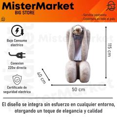Fuente De Agua Cascada Gigante Exterior Interiror - Mister Market Mayorista