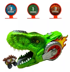 Auto Lanzador Dinosaurios Carrera Velocidad Juguete Sb - comprar online