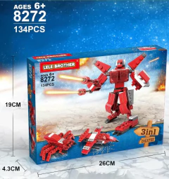 Juego De Bloques Para Construir Robot Incluye 134 Piezas Sb - Mister Market Mayorista