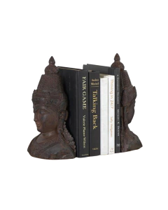 Sujeta Libros Escultura Buda Resina 28x10cm Set X2 Mk - comprar online