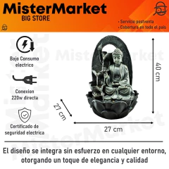 Fuente De Agua Buda Deco Feng Shui Zen Budismo - comprar online
