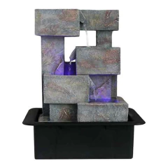 Fuente Agua Grande 39cm Cascada Feng Shui Tm