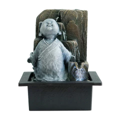 Fuente De Agua mediana 25cm Niño Buda
