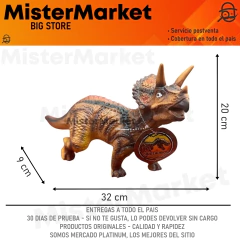 Dinosaurios De Goma triceratops - comprar online