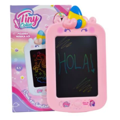 Pizarra Mágica Led 8.5 PuLG 30 Cm Multicolor Con Lápiz Sb Rosa
