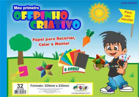 Bloco Meu Primeiro Offpinho Criativo 325mmx235mm