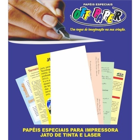 Papel A4 Opaline Branco 120G 50 FLS