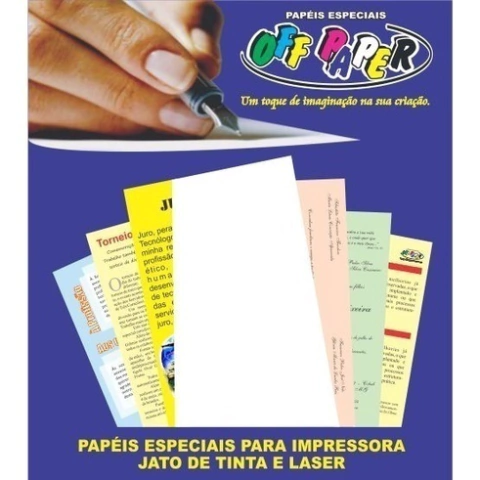 Papel Verge A4 120G 50 folhas