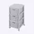Cajonero Fique Con Ruedas 3 Gavetas
