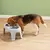 Comedero Elevado Alto Doble Para Mascotas Mediano