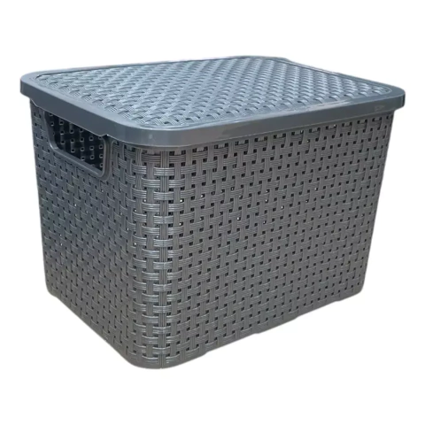 Caja Organizadora Simil Ratan Plastica 3,5 Litros - Multienvase