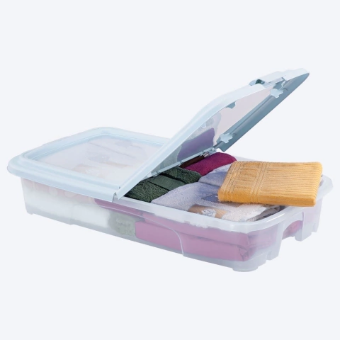 Caja 30 Lts Bajo Cama Doble Entrada Reforzada