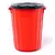 Tacho De Basura Redondo 70 Litros Tapa Plana Cesto Reforzado - Multienvase