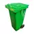 Basurero Contenedor De Residuos Con Ruedas De 120 Litros - comprar online