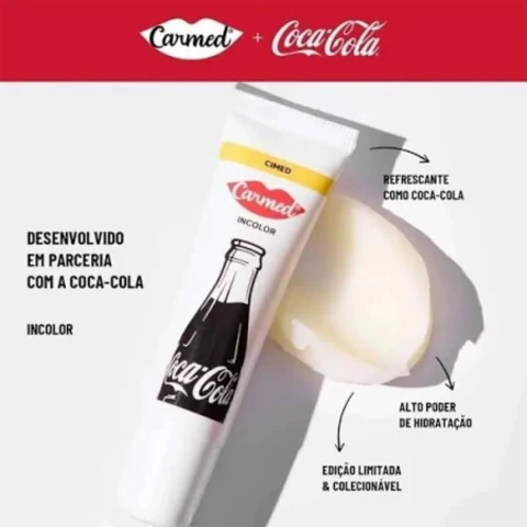 Hidratante Labial Carmed Coca Cola incolor 10g
