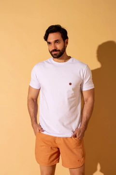Camiseta Básica Cotton Branca