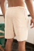 Bermuda Moletom Mesclado Bege na internet