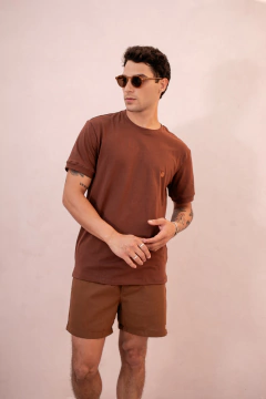 Camiseta Básica Cotton Café