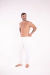 Calça Linho Slim Off White - Estação 7