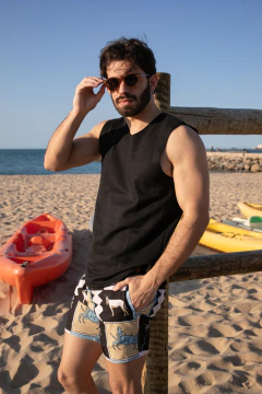 Regata Machao Moletom Preto