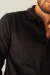 Camisa Tricô Preto Manga Longa - Estação 7