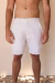 Bermuda Alfaiataria Linho Branca - comprar online