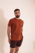 Camiseta Básica Cotton Caramelo - Estação 7