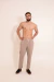 Calça Linho Slim Caqui - comprar online