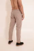 Calça Linho Slim Caqui - Estação 7