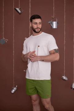 Camiseta Básica Cotton Off White