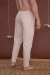 Calça Linho Slim Natural - comprar online