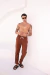 Calça Linho Slim Café - loja online