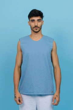 Regata Machao Moletom Azul