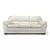 Sofá Messina Couro Off White 2 ou 3 lugares - comprar online