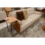 Sofá Texas 2 Lugares Linho Bege com Braço em Couro 2,00m - Rio Decor | Tudo de móveis pra você !